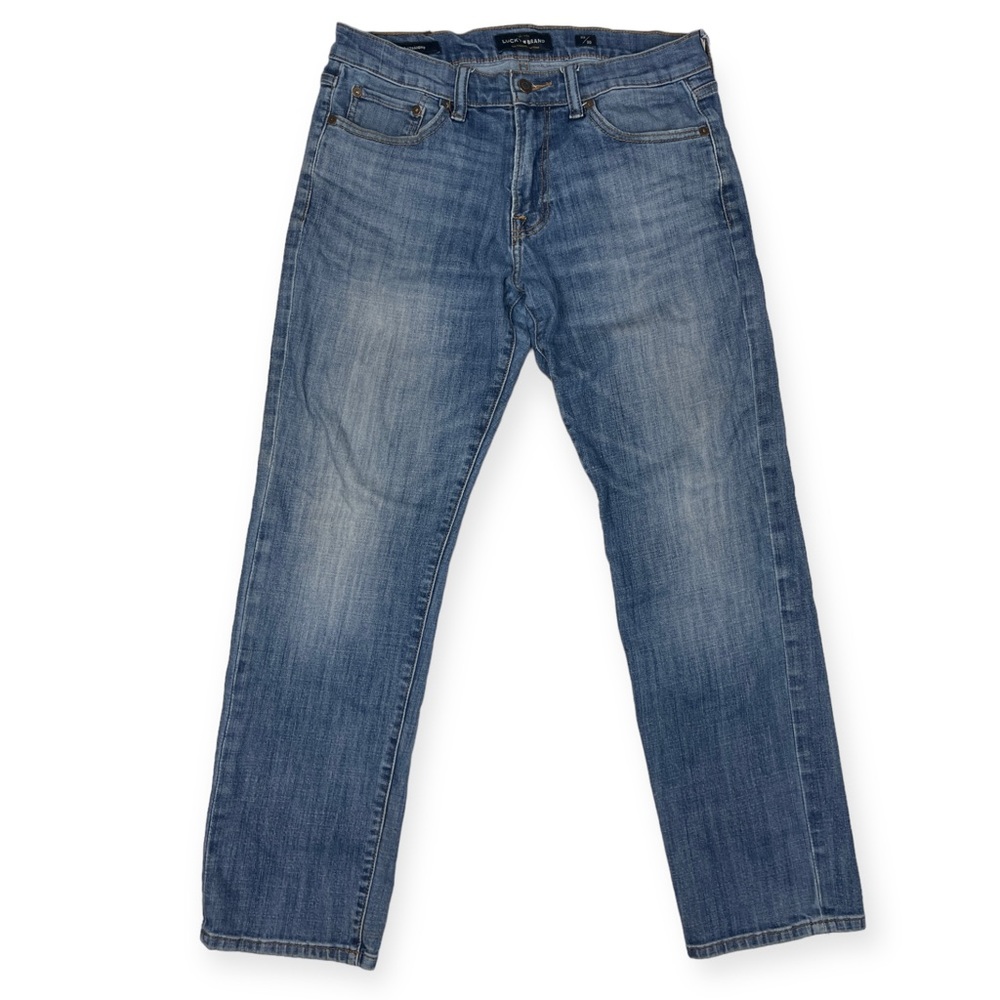 Lucky Brand Jeans Men's Size 32x29 Blue 221 Straight Leg Blue Denim Jeans Pants